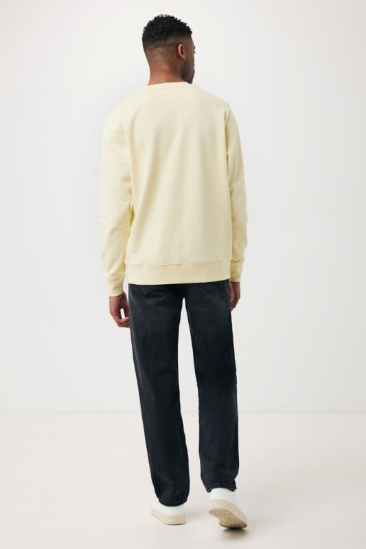 Ľahká mikina IQONIQ Etosha z recykl. bavlny cream yellow XS 5