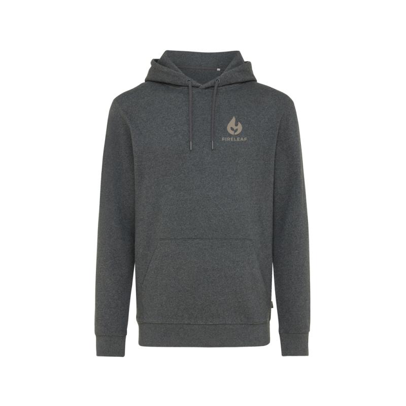 Nefarbená mikina s kapucňou IQONIQ Torres z recykl. bavlny heather anthracite S 4