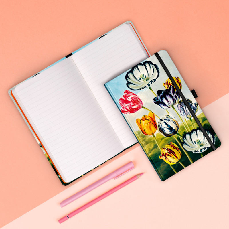 NOTIQUE Notes Tulipány Kateřiny Winterové, linajkovaný, 13 x 21 cm 4