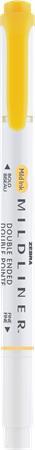 Zvýrazňovač, 1,0/3,5 mm, obojstranný, ZEBRA "Mildliner Warm", zlatá 1