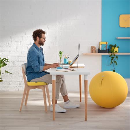 Vankúš na sedenie, ergonomický, LEITZ "Ergo Cosy", teplá žltá 4