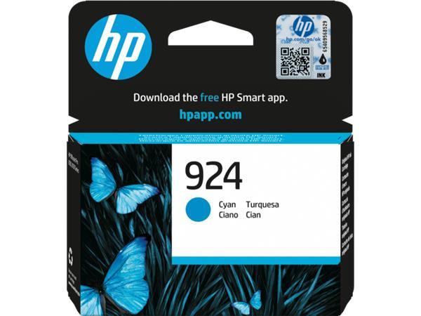 4K0U3NE Atramentová náplň do Officejet Pro 8120e, 8130e tlačiarní, HP 924, cyan, 400 strán 1