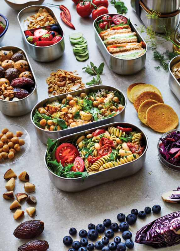 Nerezový dvojitý Bento box Black+Blum sivá 12