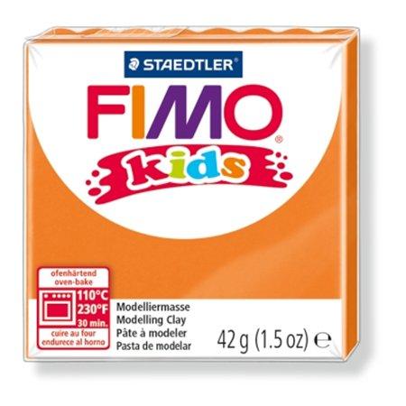 Modelovacia hmota, 42 g, FIMO "Kids", oranžová 1