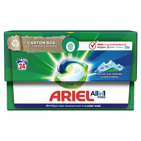 Kapsuly na pranie, 24 ks, ARIEL "Mountain spring" 1
