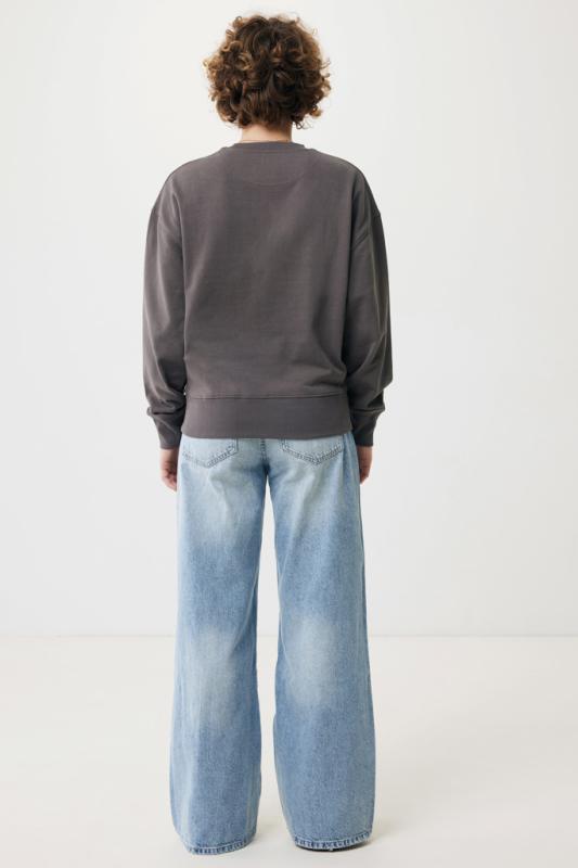 Mikina IQONIQ Kruger relaxed fit z recykl. bavlny antracitová XL 13