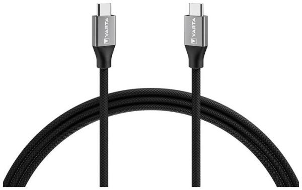 USB kábel, USB-C – USB-C, 2m, VARTA 1