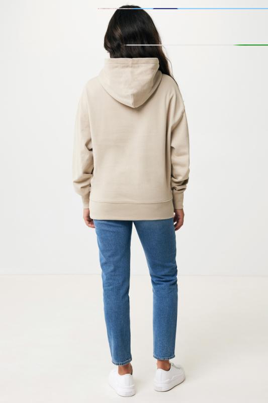 Mikina s kapucňou IQONIQ Yoho relaxed fit z recykl. bavlny desert XS 8