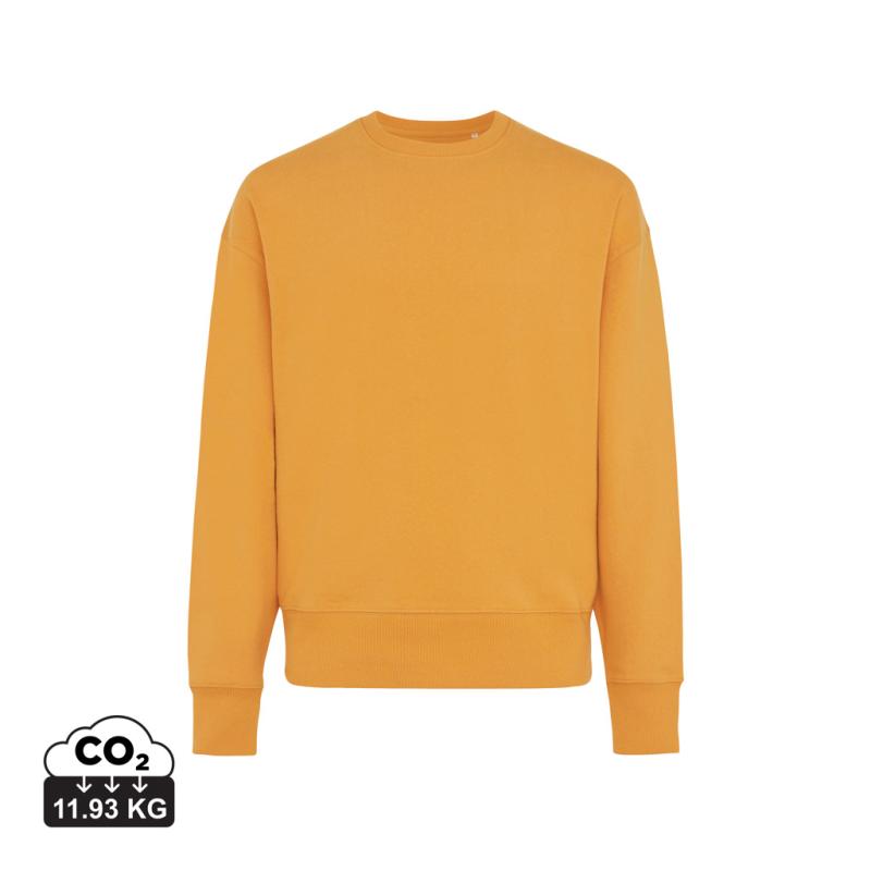 Mikina IQONIQ Kruger relaxed fit z recykl. bavlny sundial orange XL