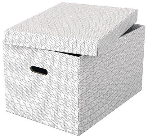 Úložný box, veľkosť L, ESSELTE "Home", biela 2