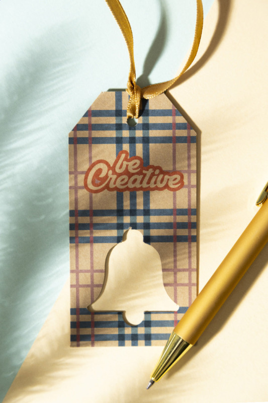 PrinTag Plus Eco vlastná darčeková visačka, zvonček 4