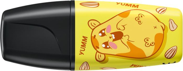 Zvýrazňovač, sada, 2-5 mm, STABILO "Boss Mini Animal Vibes", 5 rôznych farieb 6