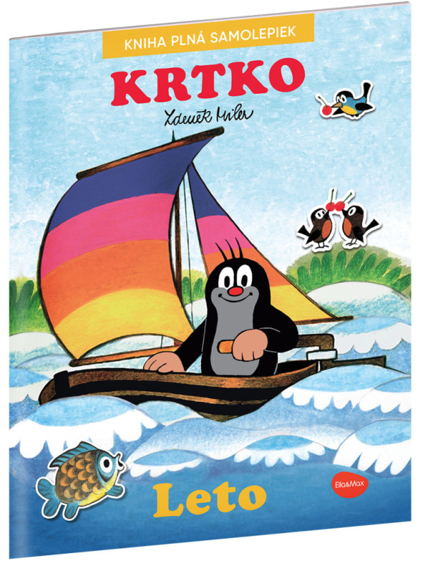 KRTKO a LETO ─ Kniha samolepiek