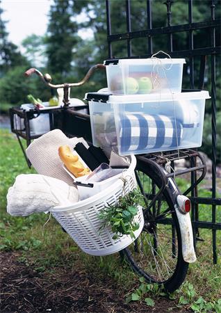 Úložný box, plastový, 32  l, čierne úchytky, SMARTSTORE "Classic 31",  priehľadný 8