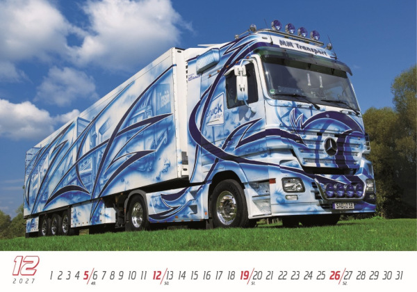 Nástenný kalendár Trucks 2027 13