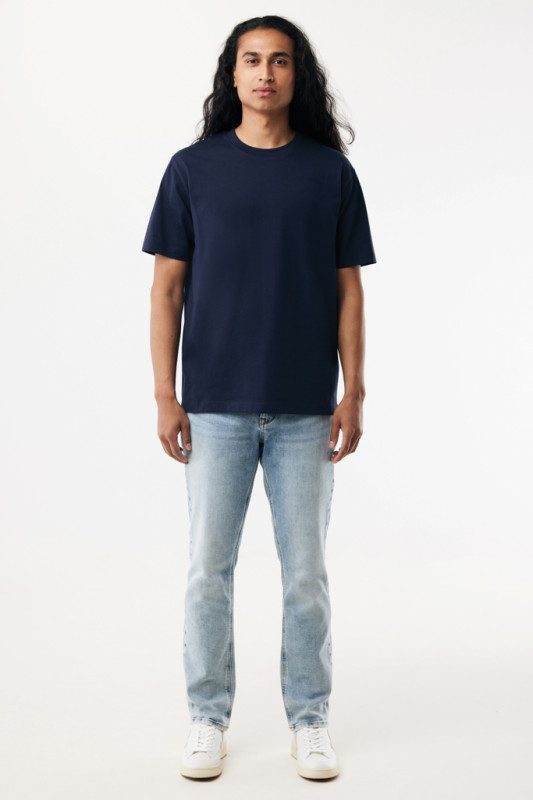 IQONIQ Nikko tričko z hrubej recyklovanej bavlny námornícka modrá XS 9