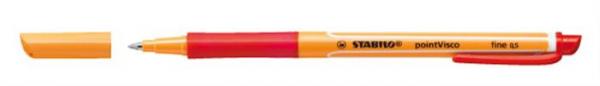 Roller, 0,5 mm, STABILO "PointVisco", červený 1