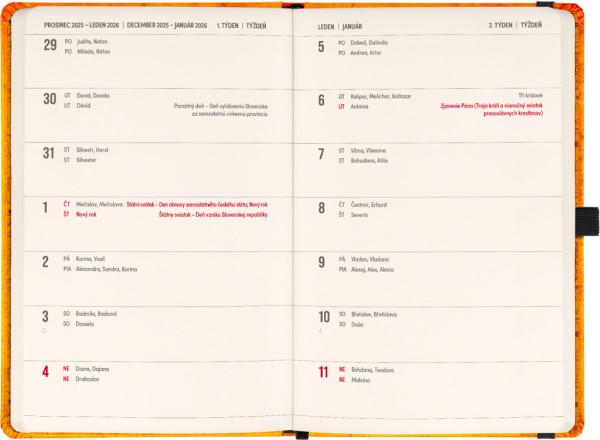 NOTIQUE Planbook diár/notes Harry Potter – Rokfort 2026, 13 x 21 cm 1