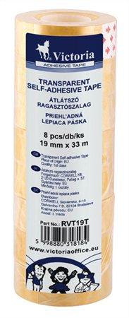 Lepiaca páska, 19 mm x 33m, VICTORIA, priehľadná 1
