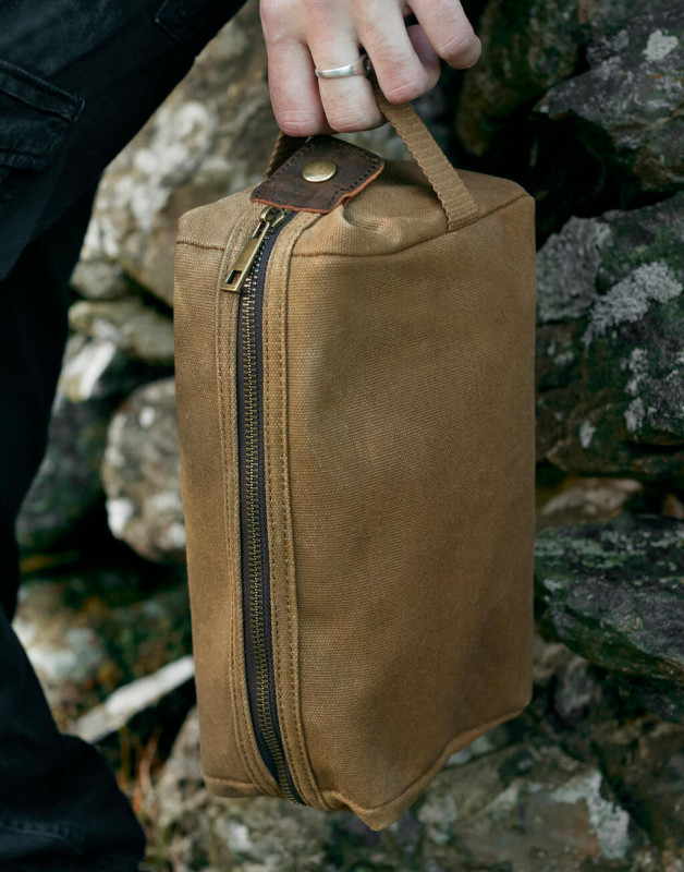 Kozmetická taška Heritage Waxed Canvas<P/>