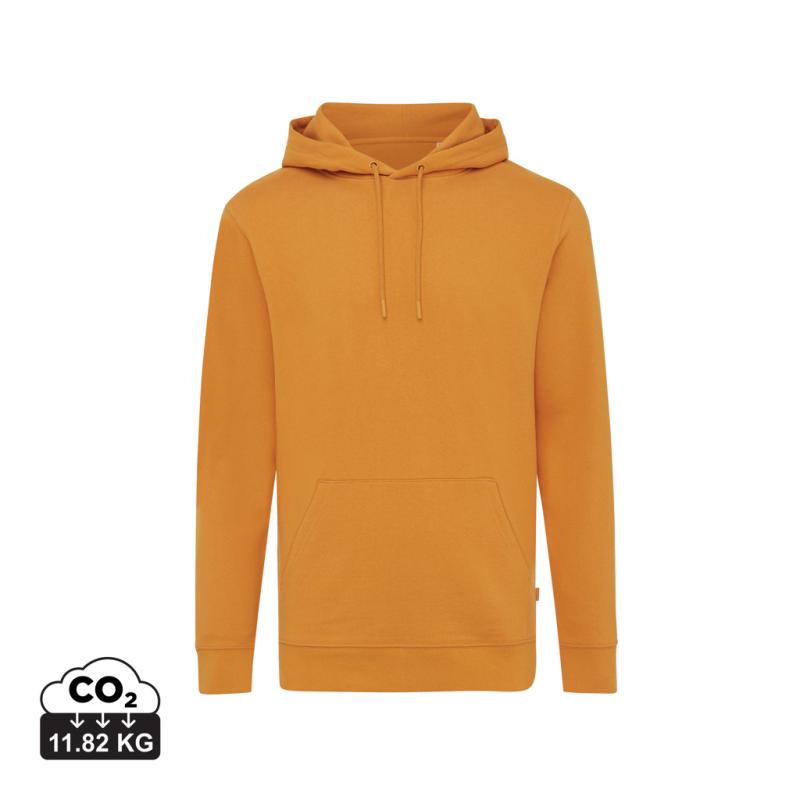 Mikina s kapucňou IQONIQ Jasper z recykl. bavlny sundial orange XL
