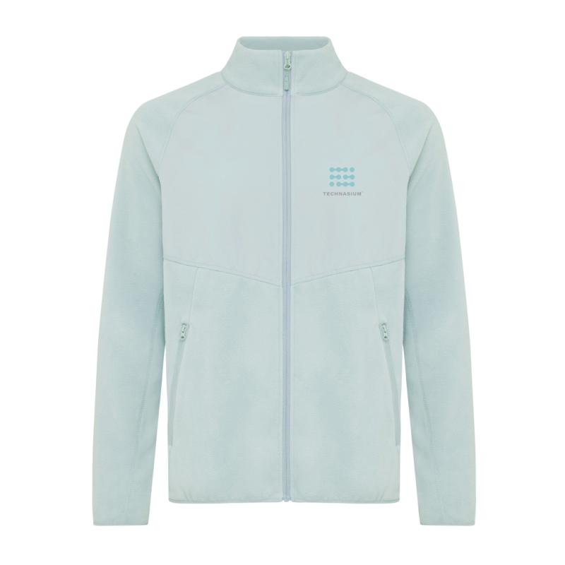 Micro fleece bunda na zips IQONIQ Talung z rec. polyesteru Iceberg green M 5