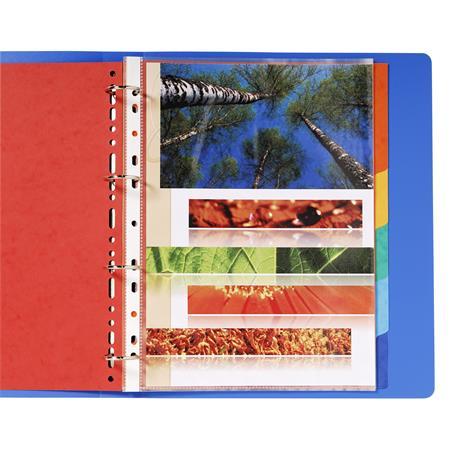 Register, kartónový, A4+, 6 dielny, EXACOMPTA, farebný 5