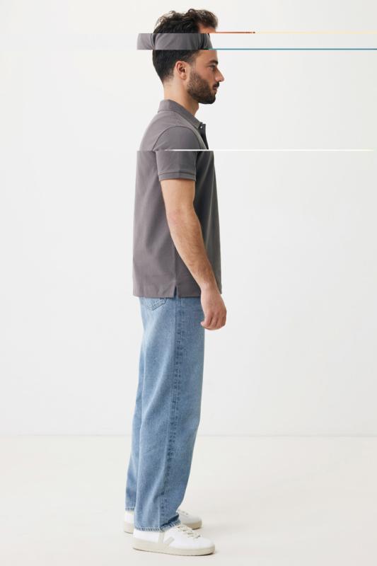 Polo tričko IQONIQ Yosemite z recykl. bavlny antracitová XXXL 11