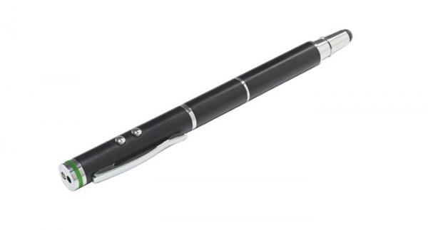 Dotykové pero, na dotykové obrazovky, 4v1, LEITZ "Stylus", čierne 4