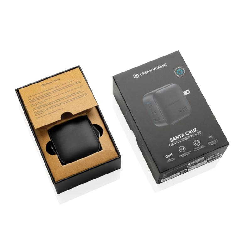 Urban Vitamin Santa Cruz RCS recykl. pl. 70W nabíjačka GAN čierna 16