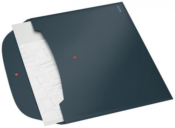 Obal na patent, 2 vrecká, A4, PP, LEITZ "Cosy", matná sivá 3