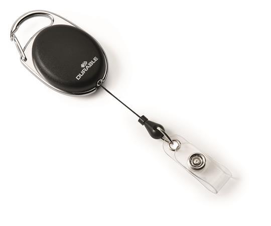 Výsuvný kotúč, s možnosťou vysunutia, na patent, DURABLE "Style", čierna 1
