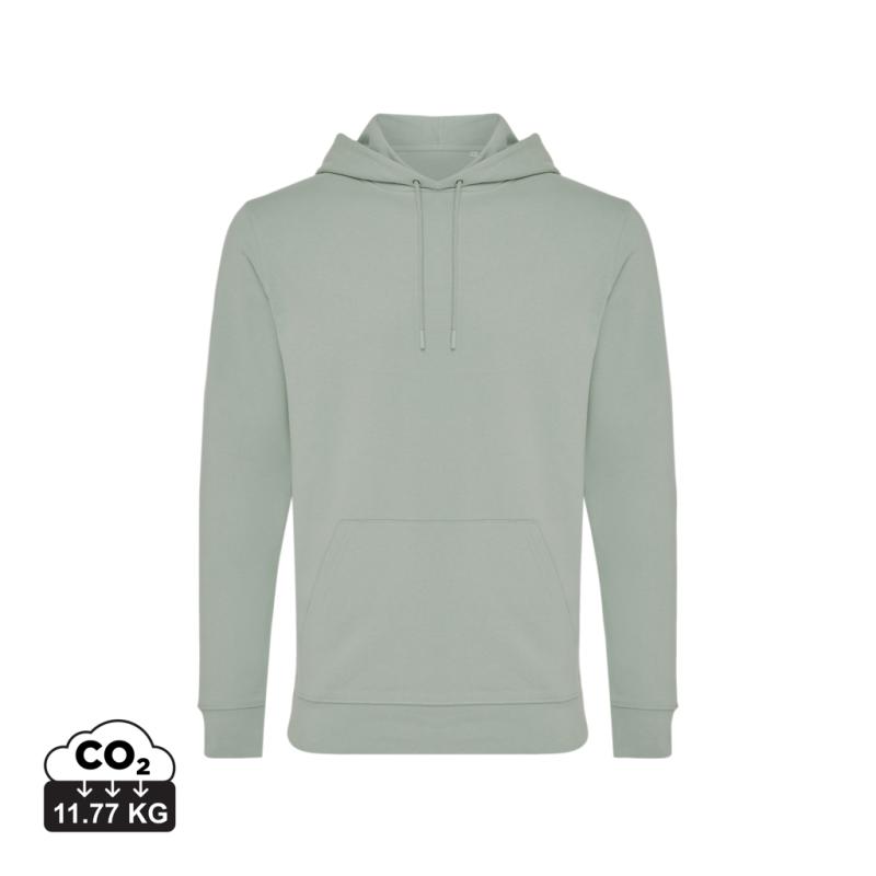 Mikina s kapucňou IQONIQ Jasper z recykl. bavlny Iceberg green XXS 1