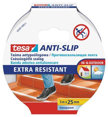 Protišmyková páska, 25 mm x 5 m, TESA "Anti-slip", priesvitná 1
