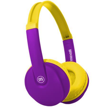 Náhlavné slúchadlá, detský rozmer, bezdrôtové, Bluetooth, s mikrofónom, MAXELL "HP-BT350",