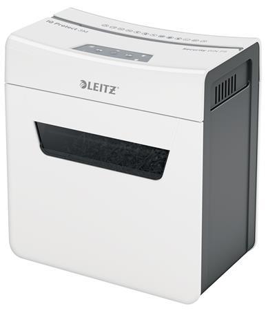 Skartovací stroj, mikrokonfetti, 3 listy, LEITZ "IQ Protect 3M" 1