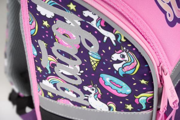 BAAGL SET 7 Zippy Unicorn: aktovka, penál, sáček, desky, box, zástěra, samolepky 11