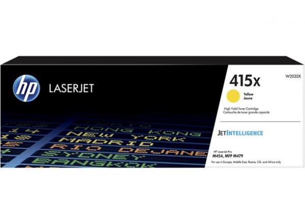 W2032X laserový toner, k tlačiarňam Color LaserJet Pro M454, MFP M479, HP 415X, žltá, 6k 1