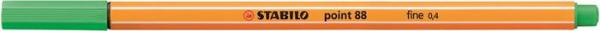 Liner, 0,4 mm, STABILO "Point 88", svetlý smaragd