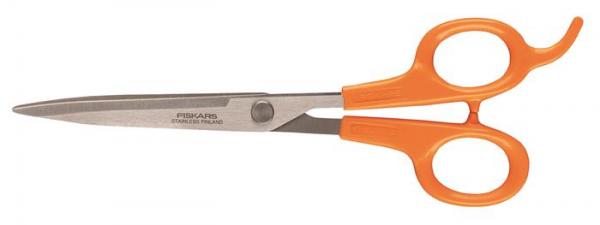 Nožnice, holičské, 17 cm, FISKARS "Classic", oranžová 1