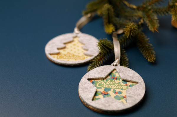 CreaFelt Tree vianočná ozdoba, hviezda 6