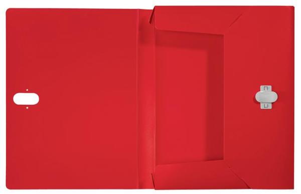 Box na dokumenty, 38 mm, PP, A4, LEITZ "Recycle", červená 5