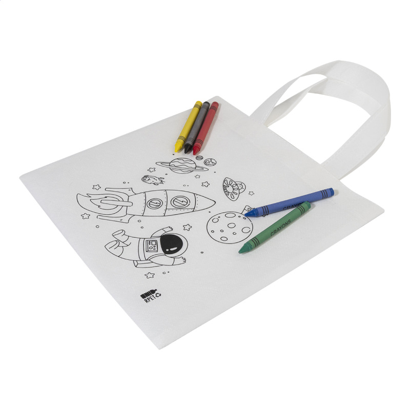 Spacolo RPET nákupná taška na vyfarbenie 3