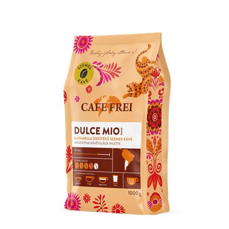 Káva, pražená, zrnková, 1000 g, CAFE FREI "Dulce Mio", karamelová 1