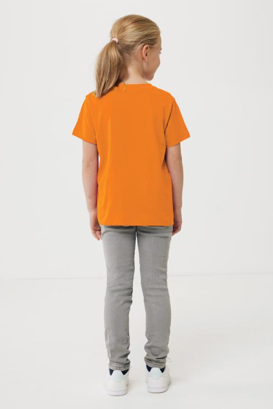 Detské tričko IQONIQ Koli z recykl. bavlny oranžová 13-14r (158-164cm) 13