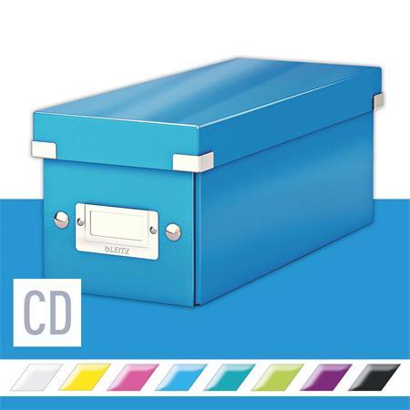 Úložná škatuľa na CD, LEITZ "Click&Store", modrá 2