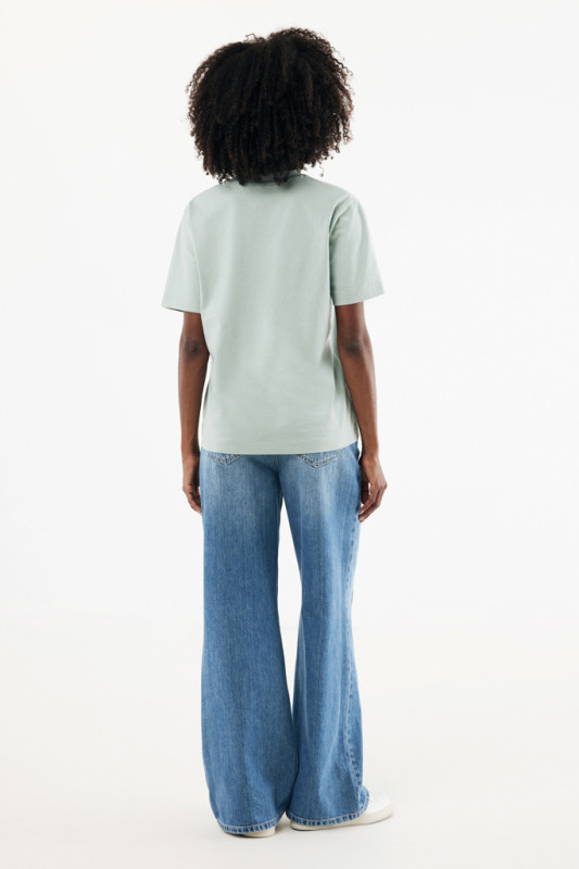 IQONIQ Nikko tričko z hrubej recyklovanej bavlny Iceberg green S 11