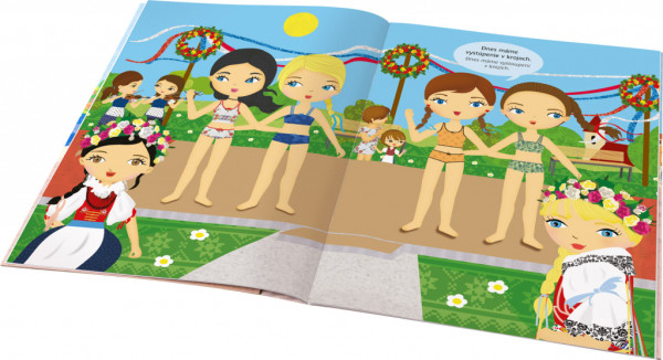 Šaty pre TEREZKU – Kniha samolepiek 4