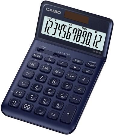 Kalkulačka, stolová, 12-miestna, CASIO "JW 200SC", tmavomodrá 3