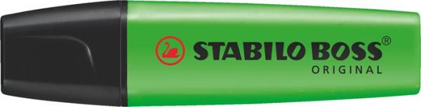 Zvýrazňovač, 2-5 mm, STABILO "BOSS original", zelený 1